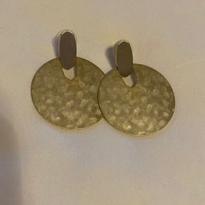 Kendra Scott Gold Didi Statement Earrings